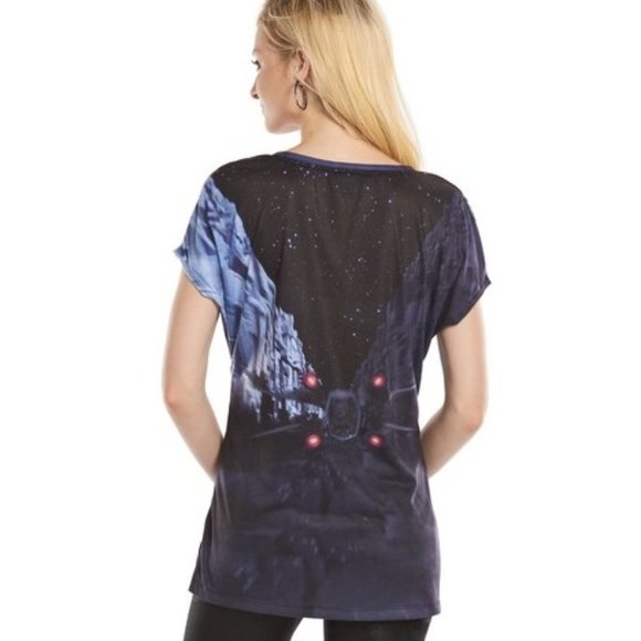 Rock & Republic Star Wars Tie-Fighter Tee - Size Large - Picture 6 of 6